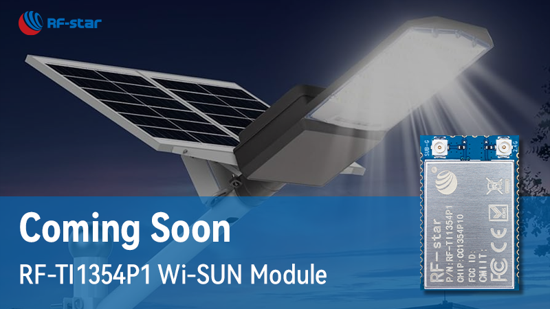 O módulo Wi-SUN RF-TI1354P1 será lançado em breve