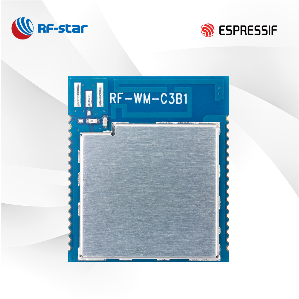 Low-Power ESP32-C3 2.4 GHz WiFi & Bluetooth 5.0 Combo Module RF-WM-C3B1
