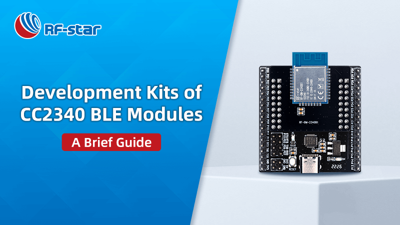 Breve guia para kits de desenvolvimento de módulos CC2340 BLE