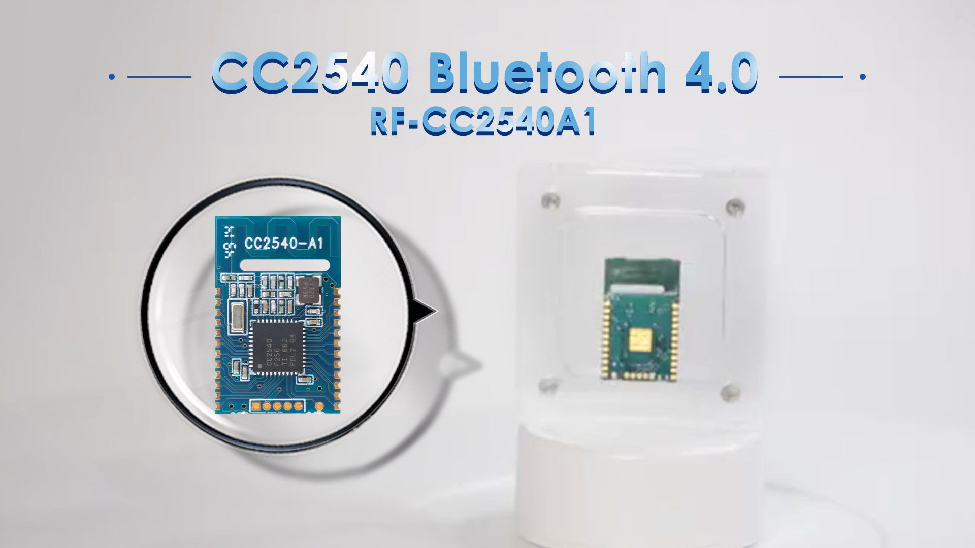 Módulo Bluetooth Low Energy (BLE) baseado em TI CC2540F256
