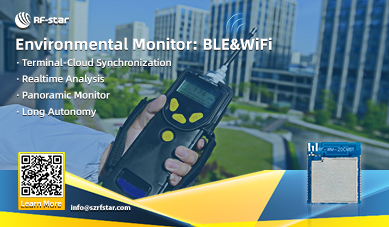 Monitor ambiental BLE e Wi-Fi